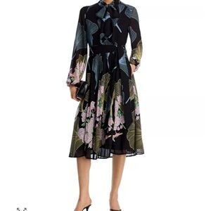 Gracia Oriental Print Dress
